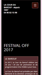 Mobile Screenshot of courdubarouf.com